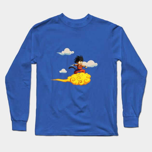 A fantastic adventure Nimbus Long Sleeve T-Shirt by mcashe_art